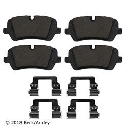 Beck/Arnley Premium Semi-metallic Disc Brake Pads 089-2070