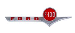 Bob Drake Emblems for 1956 F-100, F-250, F-350 - B6C-16720/1