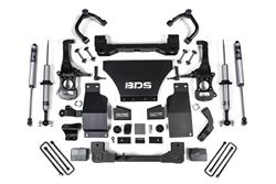 BDS Suspension Lift Kits with Fox 2.0 Shocks for 2019-2024 SIERRA 1500, SILVERADO 1500 - BDS1800FSR