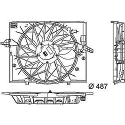 Body Parts Replacement Electric Cooling Fans BM3115107