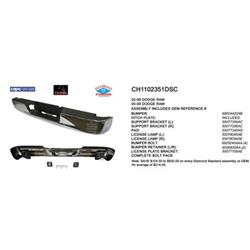 Body Parts Bumpers for 2003-2009 RAM 3500, RAM 2500, 2002-2008 RAM 1500 - CH1102351DSC
