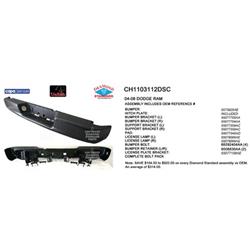 Body Parts Bumpers for 2004-2009 RAM 1500, RAM 2500, RAM 3500 - CH1103112DSC