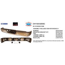 Coast to Coast International Body Parts Bumpers CH1103122DSC
