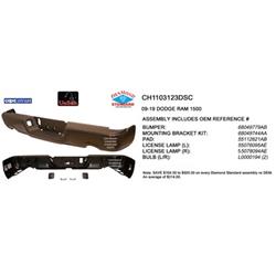 Coast to Coast International Body Parts - Bumpers for 2011-2018 1500, 2019 1500 CLASSIC, 2009-2010 RAM 1500 - CH1103123DSC
