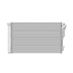 Body Parts Air Conditioning Condensers for 2017-2018 ELANTRA - CND30030