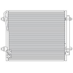 Body Parts Air Conditioning Condensers for 2016-2018 PASSAT - CND30037