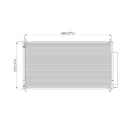 Body Parts Air Conditioning Condensers for 2012-2015 CIVIC - CND3976