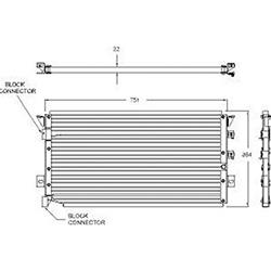 Body Parts Air Conditioning Condensers CND40062