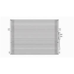 Body Parts Air Conditioning Condensers for 1999-2003 GRAND CHEROKEE - CND40186