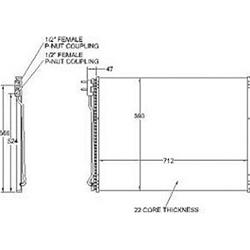 Body Parts Air Conditioning Condensers CND40190