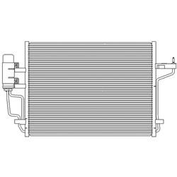 Body Parts Air Conditioning Condensers for 2013 ESCAPE - CND4115