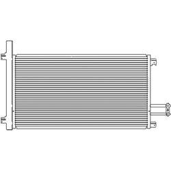 Body Parts Air Conditioning Condensers for 2014-2018 SIERRA 1500, SILVERADO 1500 - CND4282