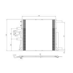 Body Parts Air Conditioning Condensers for 2012-2017 1500, 2011-2015 2500, 2011-2017 3500 - CND6000