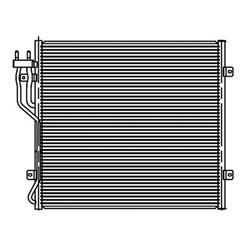 Body Parts Air Conditioning Condensers for 2002-2005 LIBERTY - CNDDPI3058