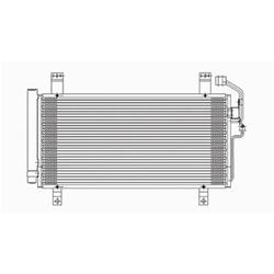 Body Parts Air Conditioning Condensers for 2003-2008 6 - CNDDPI3220