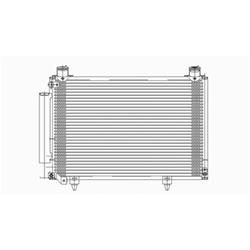 Body Parts Air Conditioning Condensers for 2004-2005 XA, XB - CNDDPI3300