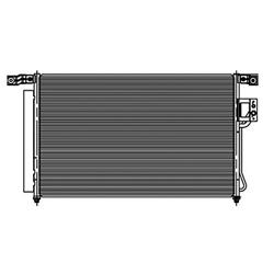 Body Parts Air Conditioning Condensers for 2007-2009 SANTA FE - CNDDPI3576