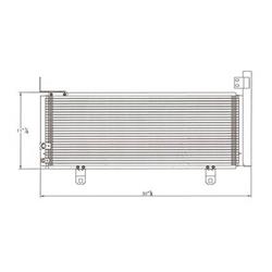 Body Parts Air Conditioning Condensers for 2007-2011 CAMRY - CNDDPI3644