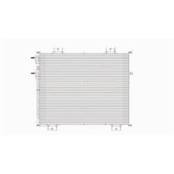 Body Parts Air Conditioning Condensers for 2005-2011 DAKOTA, 2006-2009 RAIDER - CNDDPI3666