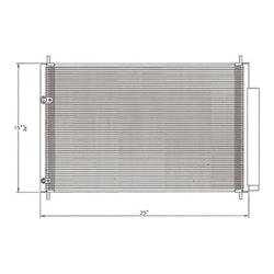 Body Parts Air Conditioning Condensers CNDDPI3686