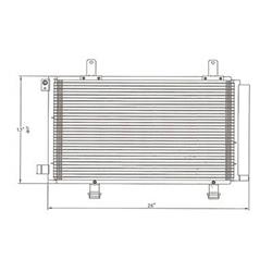 Body Parts Air Conditioning Condensers for 2007-2013 SX4 - CNDDPI3693