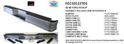 Body Parts Bumpers FO1101127DS