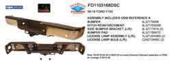Coast to Coast International Body Parts Bumpers FO1103168DSC