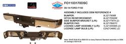 Coast to Coast International Body Parts Bumpers FO1103170DSC