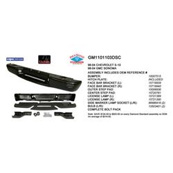 Coast to Coast International Body Parts Bumpers GM1101103DSC