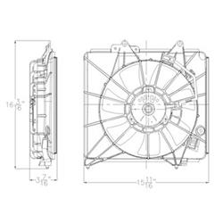 Body Parts Air Conditioning Condensers for 2009-2013 FIT - HO3020100