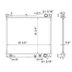 Coast to Coast International Body Parts Radiators RAD13028