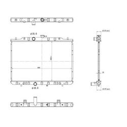 Coast to Coast International Body Parts Radiators RAD13047