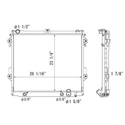 Coast to Coast International Body Parts Radiators RAD13080