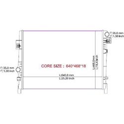 Coast to Coast International Body Parts Radiators RAD13084