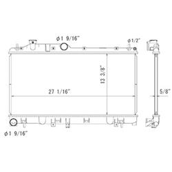 Coast to Coast International Body Parts Radiators RAD13091