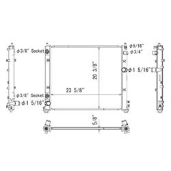 Coast to Coast International Body Parts Radiators RAD13108