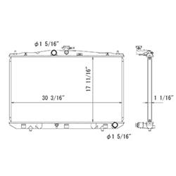 Coast to Coast International Body Parts Radiators RAD13118