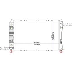 Coast to Coast International Body Parts Radiators RAD13139