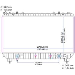 Coast to Coast International Body Parts - Radiators for 2010-2012 CAMARO - RAD13141