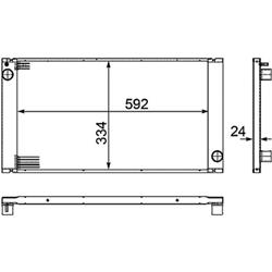 Coast to Coast International Body Parts Radiators RAD13166