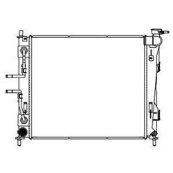 Coast to Coast International Body Parts - Radiators for 2011-2014 OPTIMA, SONATA - RAD13189