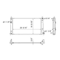 Coast to Coast International Body Parts Radiators RAD13220