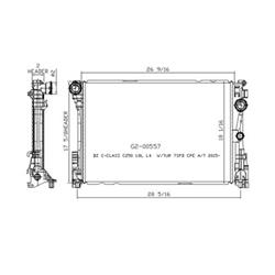 Coast to Coast International Body Parts Radiators RAD13376