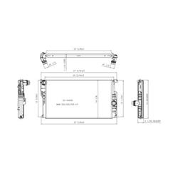 Coast to Coast International Body Parts Radiators RAD13395