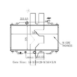 Coast to Coast International Body Parts - Radiators for 2014-2018 3 - RAD13404
