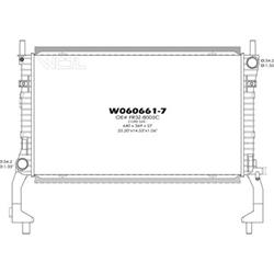 Coast to Coast International Body Parts Radiators RAD13489