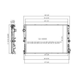 Coast to Coast International Body Parts Radiators RAD13507
