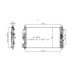 Coast to Coast International Body Parts Radiators RAD13509
