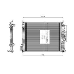 Coast to Coast International Body Parts Radiators RAD13511