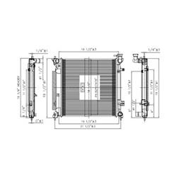 Coast to Coast International Body Parts Radiators RAD13538